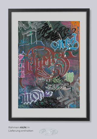 LEINWAND LETTERING "WRAPSxONEGxMORE" BY WRAPSONE AND FRIENDS