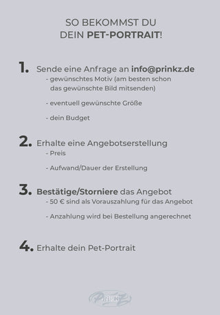 DEIN PETPORTRAIT AUFTRAGSARBEIT ANFRAGE BY TRACK