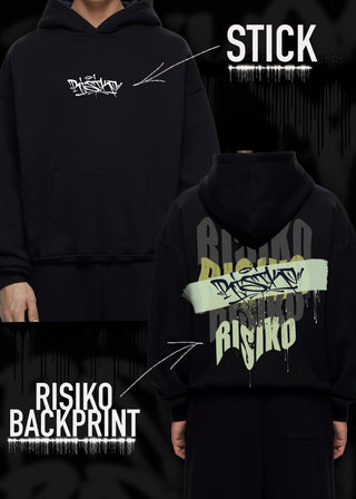 Risiko Hoodie Grau Beige